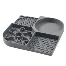 Tierfutter-Puzzlematte, langsame-Grau