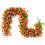 Bendable Artificial Leaves Flower Plant 1.8Meter-sunset red 1