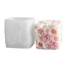 Cubic Basket Silicone Candle Molds For Handmade Candle-5622