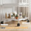 PawHut PawHut Bird Cage Detachable with Rolling Stand White 6