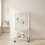 PawHut PawHut Bird Cage Detachable with Rolling Stand White 8