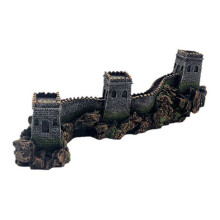 Great Wall Miniature Fish Tanks Ornaments Resins Aquariums Hide