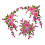 Waschbare bestickte Applikationen aus Polyester zum-Rosa 1