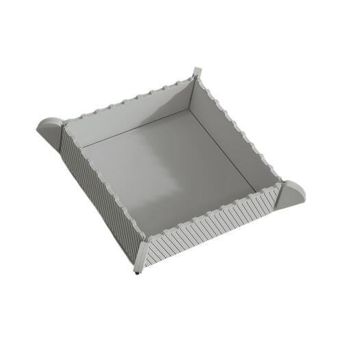 Funktionelle Untersetzer aus Silikon, ideal für Picknicks,-Grau
