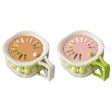 2-in-1 Draining and Preservation Basket, Multifunctional Fruit and Vegetable Washing Bowl with Strainer Lid Foldable 2pc