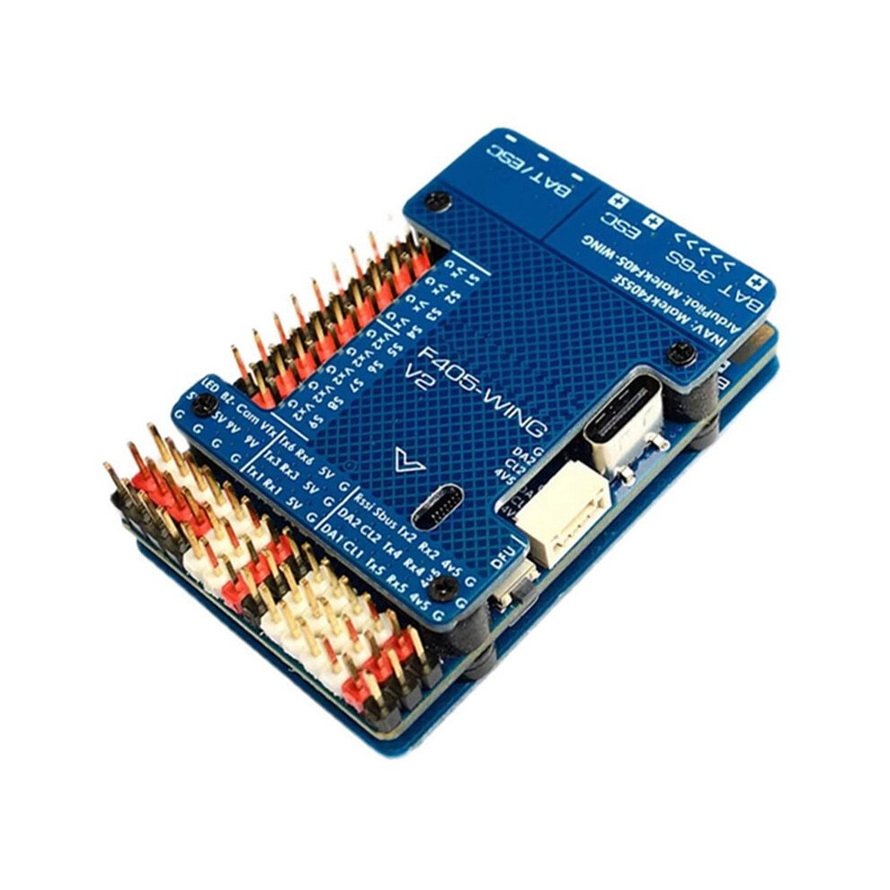 For Matek Mateksys F405-Wing-V2 F405 Wing 3-6S Flight Controller,Barometer Osd Model Airplane Racing Drone Controller 6034004571383