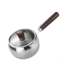 Tragbarer Induktionskochtopf aus Edelstahl 304-12cm mit Deckel