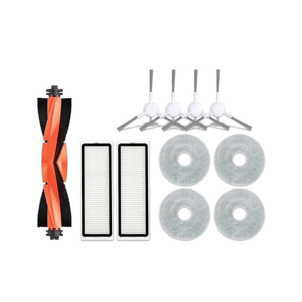 For Robot Vacuum S10+ / S10 Accessories Main Brush Side Brush Hepa Filter Mop Rag Cloth Replacement Parts 4711602629112