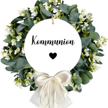 Eucalyptuses Garland Plastic And Silk Artificial Wreath For Home