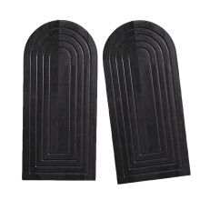 Modernes Wandregal aus Holz, dekorative-2 Packung