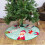 90 cm weiße Weihnachtsbaumdecke 4