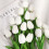 Brudebukettsett med kunstige blomster, 10 deler 3