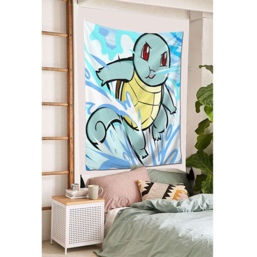 Tapeçaria de parede Squirtle 60x40 polegadas 2
