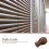 6 Wooden Blind Cord Knobs Brown 3x2x2cm 2