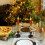 Conjunto de 2 velas de LED decorativas de Natal, douradas. 3