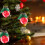 Christmas Ball Ornaments Flocked Suede 6PCS 5