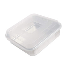 304 Stainless Steel Cake Pan With Lid Square Roasting Pan-S