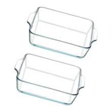Set van 2 kleine glazen schaaltjes Magnetronbestendig-0,4L