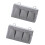 Breathable Fabric Hanging Shelf Including Adhesive Fasteners 1