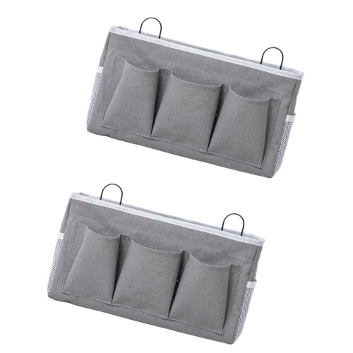 Breathable Fabric Hanging Shelf Including Adhesive Fasteners