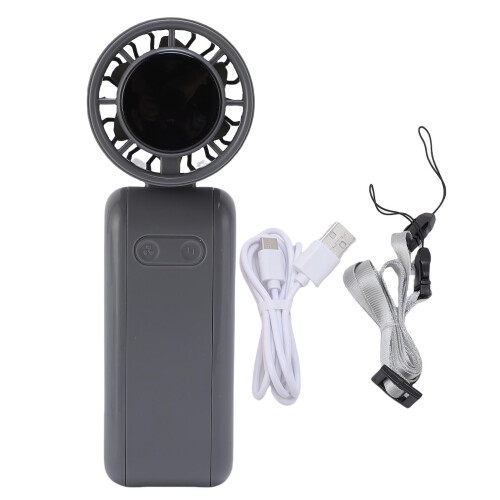 Tragbarer Turbo-Ventilator 3600mAh grau Mini Pocket 1