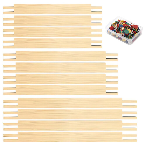 Wood Embroidery Hoops Frame Set Assorted Size For Hand Sewing