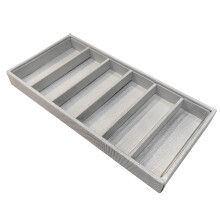 Wooden Eyeglass Display Tray With Soft Velvets Lining For