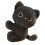 Soft Plush Memo Clip For Home Office With Strong-black cat 1