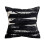 Black Chenille Sofa Pillow 45 x 45 cm 2