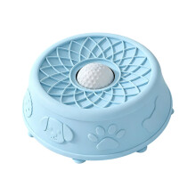 Interaction Dog Slow Feeder Wet Food Bowl with-Meranti blue