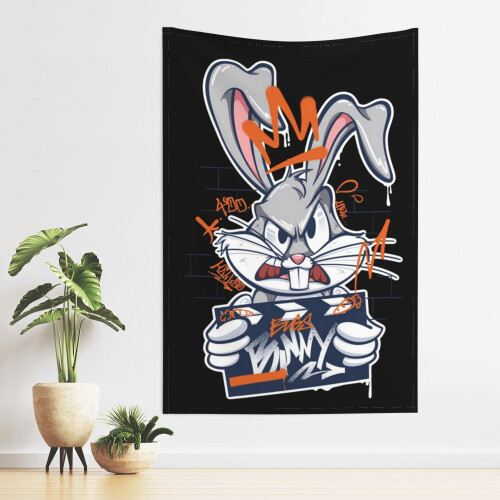 Bugs Bunny tapestry wall decor for men and boys 2