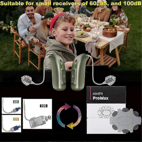 MiniFit ProWax Hörgerätefilter – 5er-Packung Wachsschutz für Philips-Geräte 2