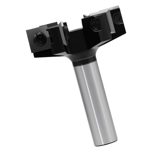 Robuster 6-schneidiger T-Nut-Fräser mit 1/2-Zoll-Schaft für