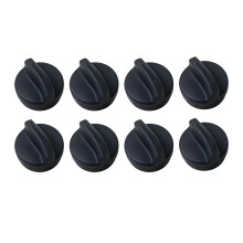 8 Piece Food Safe Silicone Magnetic Clips To Hold Air-Black