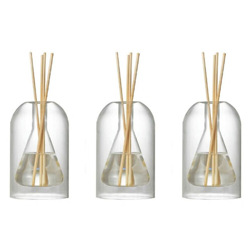 3X Containers Diffuser Bottles Aromatherapy Diffuser Bottle Modern Diffuser Glass Bottle Essential Oil Organizers,B