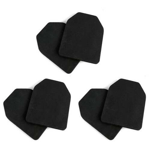 3 Pair of Tactics Airsoft Dummy Sapi Style Shock Protection Plate Armor