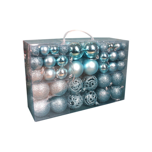 Staron Christmas Balls Light Blue 100 Pcs 3-6cm Shatterproof 1
