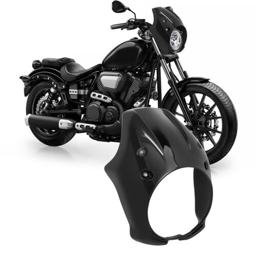 Motorcycle Fairing Cowl Headlamp Mask Headlight Front Fork Mount Windshiled Cover for  XVS 950 SPEC BOLT 950 13-22 2