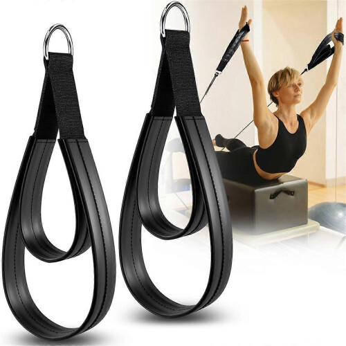 τεμάχια ιμάντες Pilates, Pilates Double Loop Reformer, ιμάντες γυμναστικής D-Ring με διπλή επένδ 1