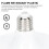 LED bathroom sconce E27 bulb industrial white 3