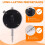 3X Dial Indicator Gauge 0-10mm Meter Precise 0.01 Resolution Concentricity Test 9