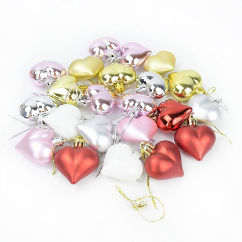 Christmas Balls Ornaments Pink 12pcs 1