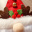 Christmas wine bottle cover red tree topper 3 pcs 5