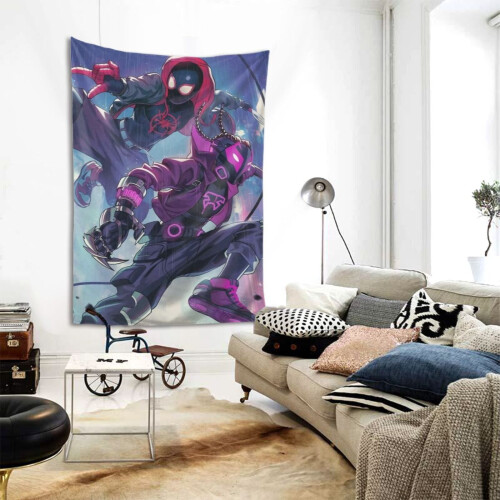 Spider-Verse Anime-Wandteppich, 152 x 102 cm, Polyester 1