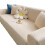 Knitted Stretch Sofa Cover – Beige, Green or Blue 2