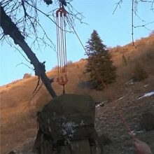 Mochila de Seguridad Crane Equipment System con Función Boost, Resistente A la Intemperie, para Transporte de Equipo de Camping Al Aire Libre y