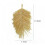Handgewebter Wandbehang aus Raffia, Gold 2