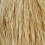 Handgewebter Wandbehang aus Raffia, Gold 4