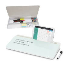 Desk Organizer with Memo Board & 5 Compartments