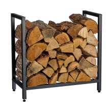 Brennholzregal aus Eisen - Platzsparende Holzaufbewahrung